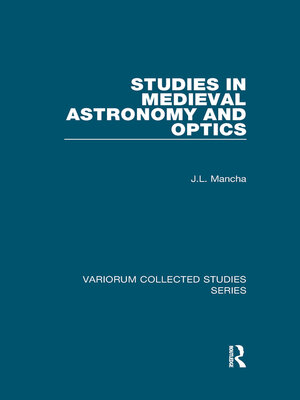 cover image of Studies in Medieval Astronomy and Optics